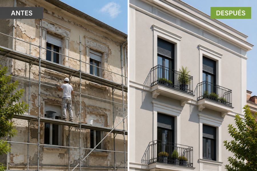 Rehabilitación de fachadas Valencia
