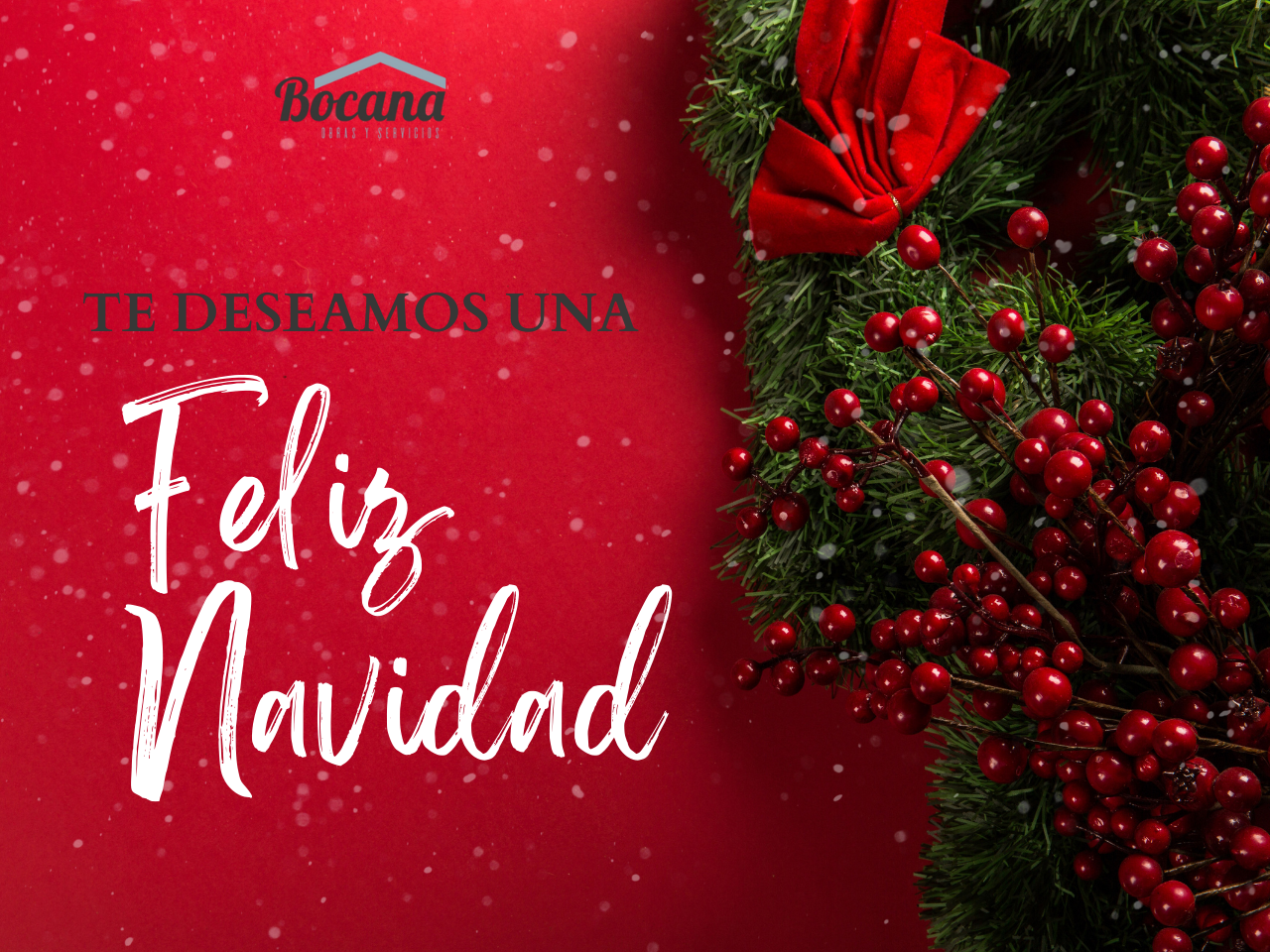 El equipo de Bocana te desea una Feliz Navidad